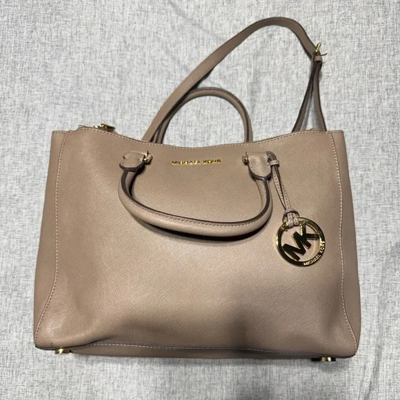 Michael Kors Sutton Leather Top Handle Purse - Picture 2 of 10